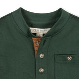 Organic Henley Pocket Tee