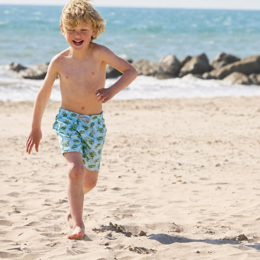 Boys Swimshorts in Turtle