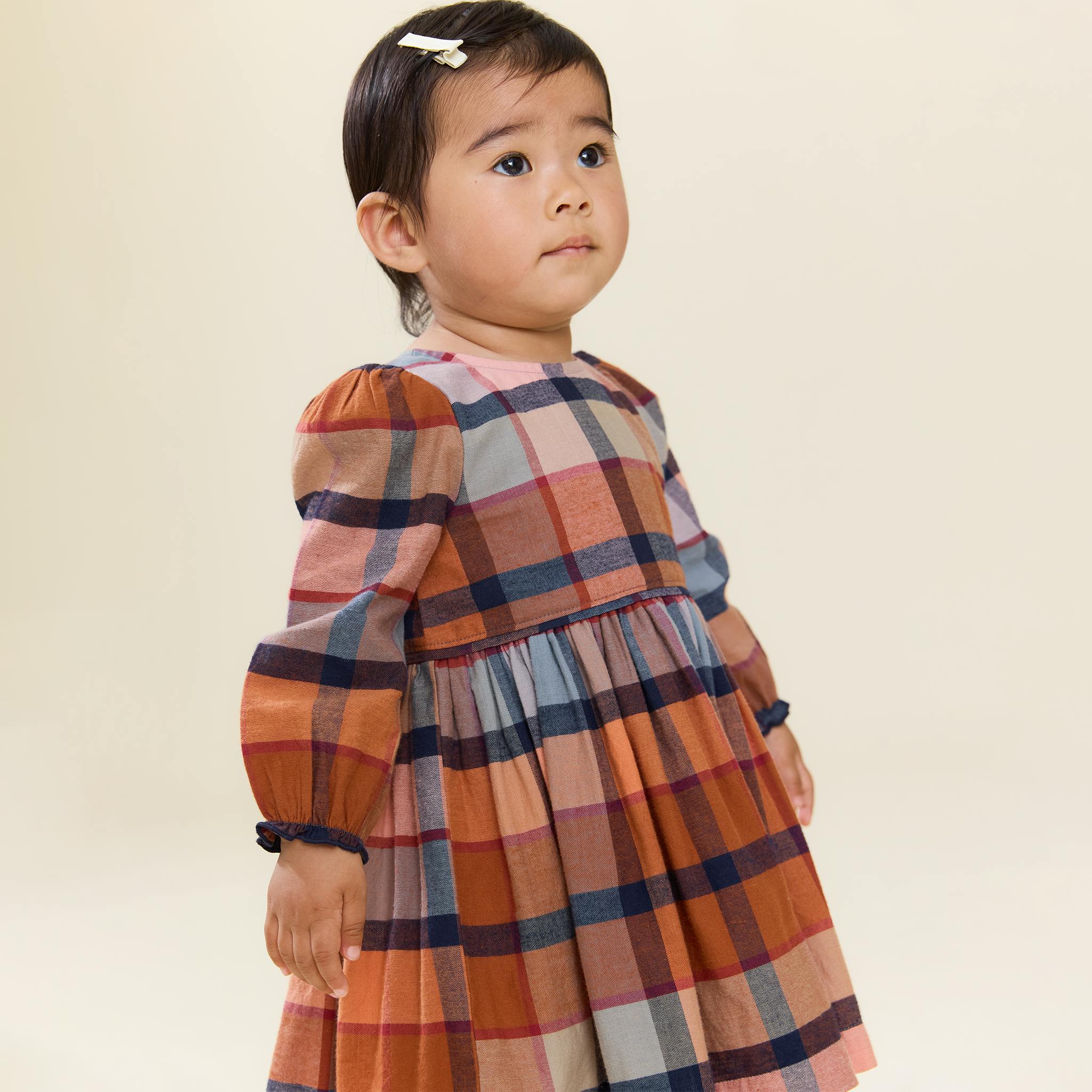 Baby Girls Mae Dress Set - Hayride Plaid
