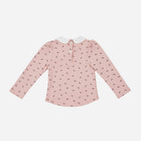 Camila White Collar Top