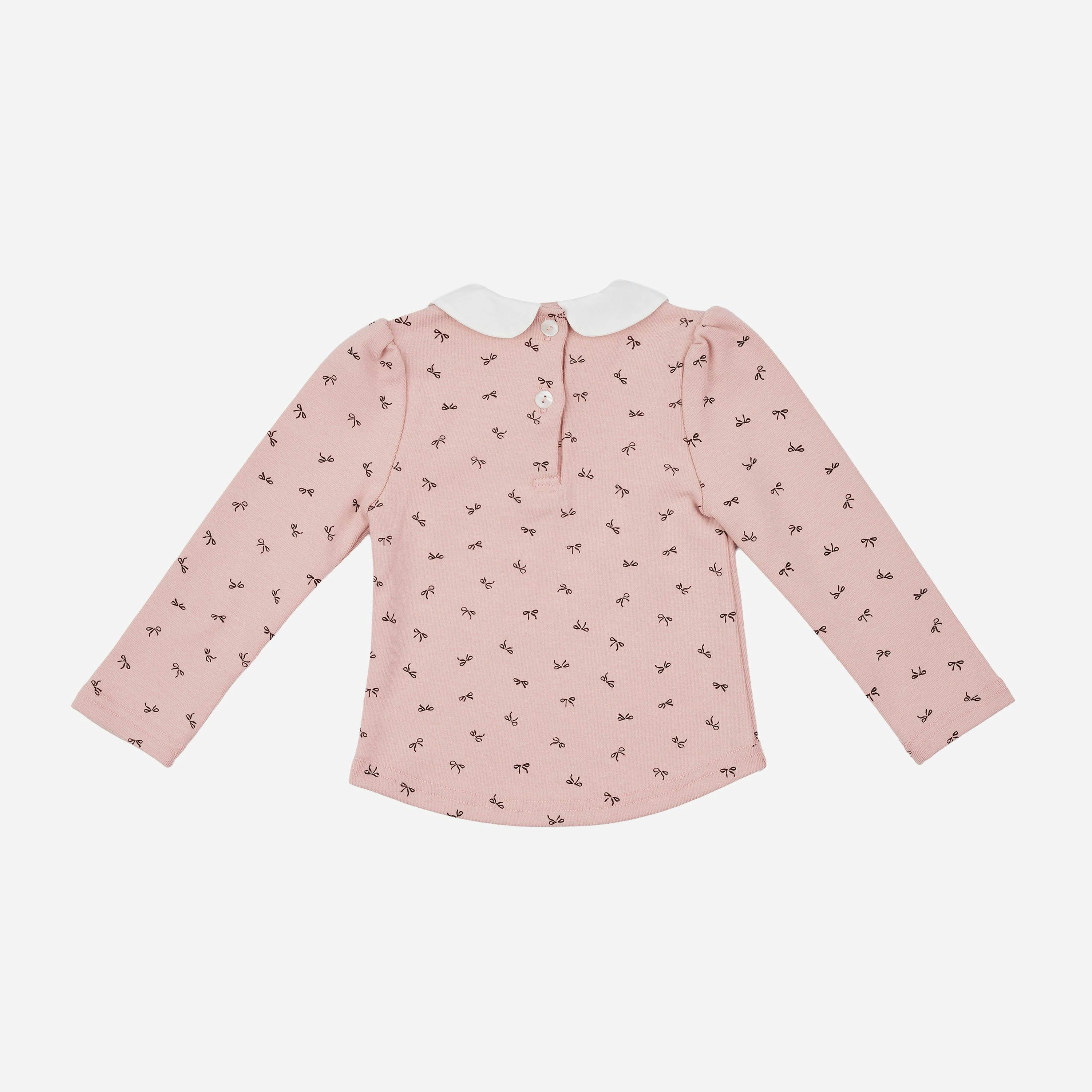 Camila White Collar Top