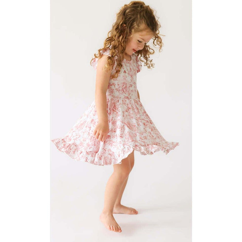 Antoinette Ruffled Twirl Dress