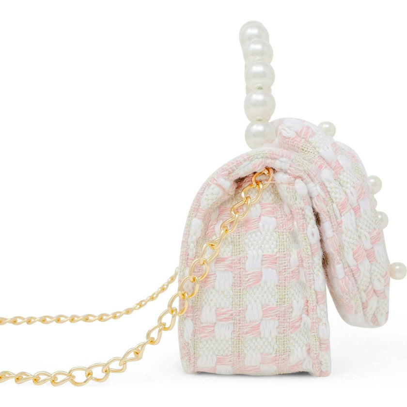 Girls Tiny Quilted Treasure Purse