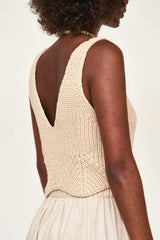 Arles Knit Tank in Shell