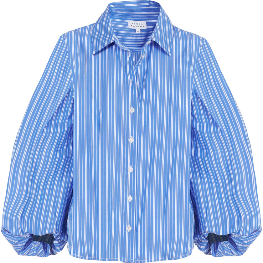 Women's Marina Stripe Top, Blue