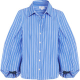 Women's Marina Stripe Top, Blue