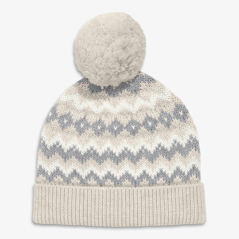 Baby fair isle beanie