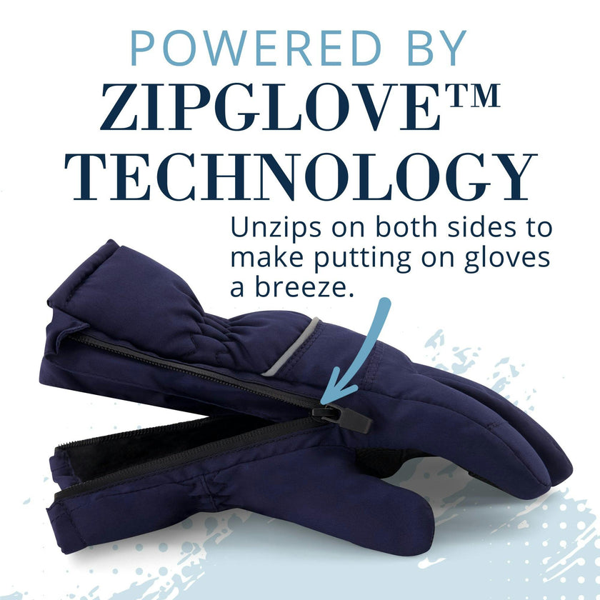 Winter & Ski Glove powered by ZIPGLOVE™ TECHNOLOGY
