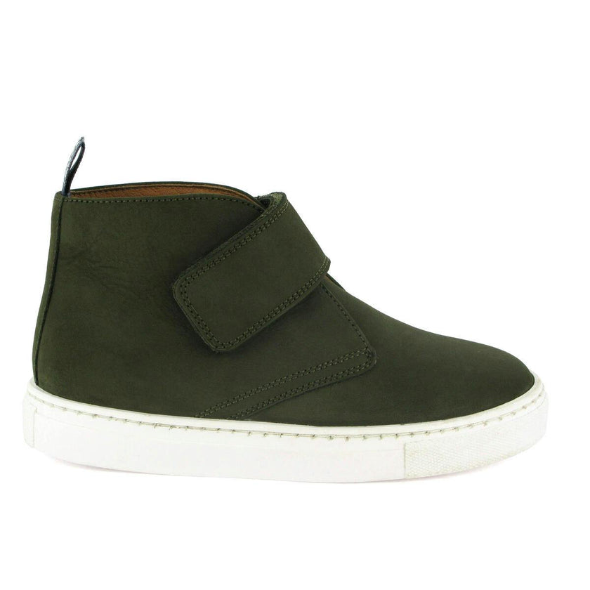 Sneaker Boots - dark green nubuck