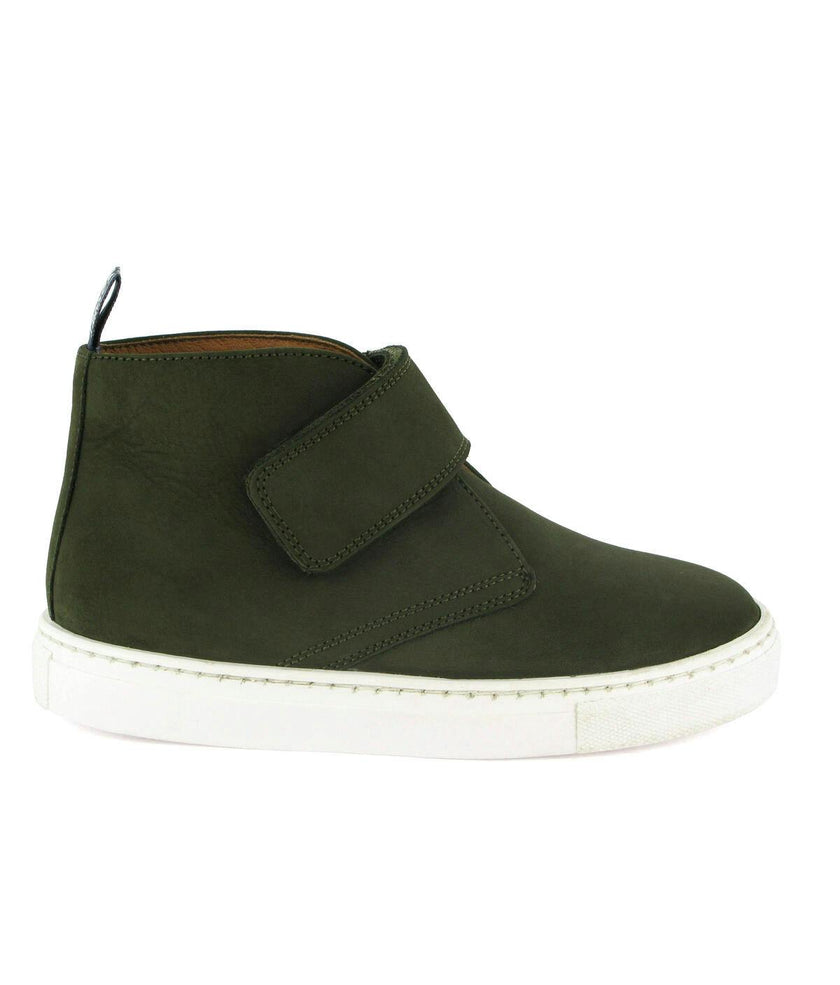 Sneaker Boots - dark green nubuck