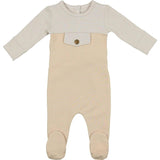 Snap Pocket Long Sleeve Footie