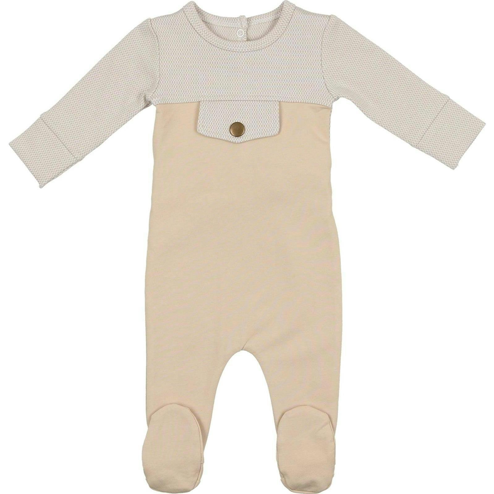 Snap Pocket Long Sleeve Footie