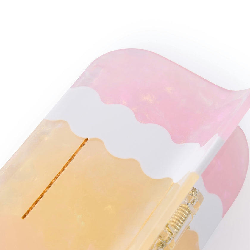 Packed Party Best in Class Pencil Novelty Hair Claw Clip - Pearlized Glossy Pencil-Shaped Hair Accessory for Students and Teachers, 2.25x3.75 Inch