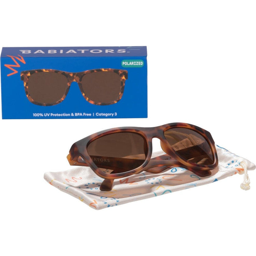 Classic Tortoise Navigator | Amber Polarized Lens
