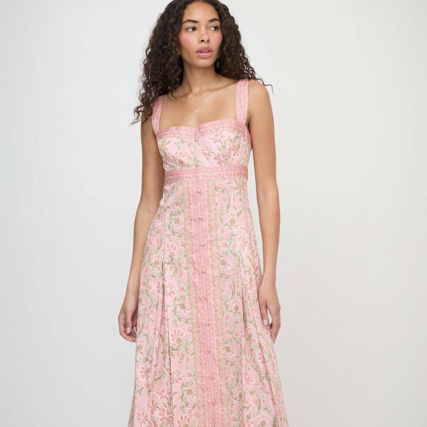 The Hope Dress - Daffodil Brocade