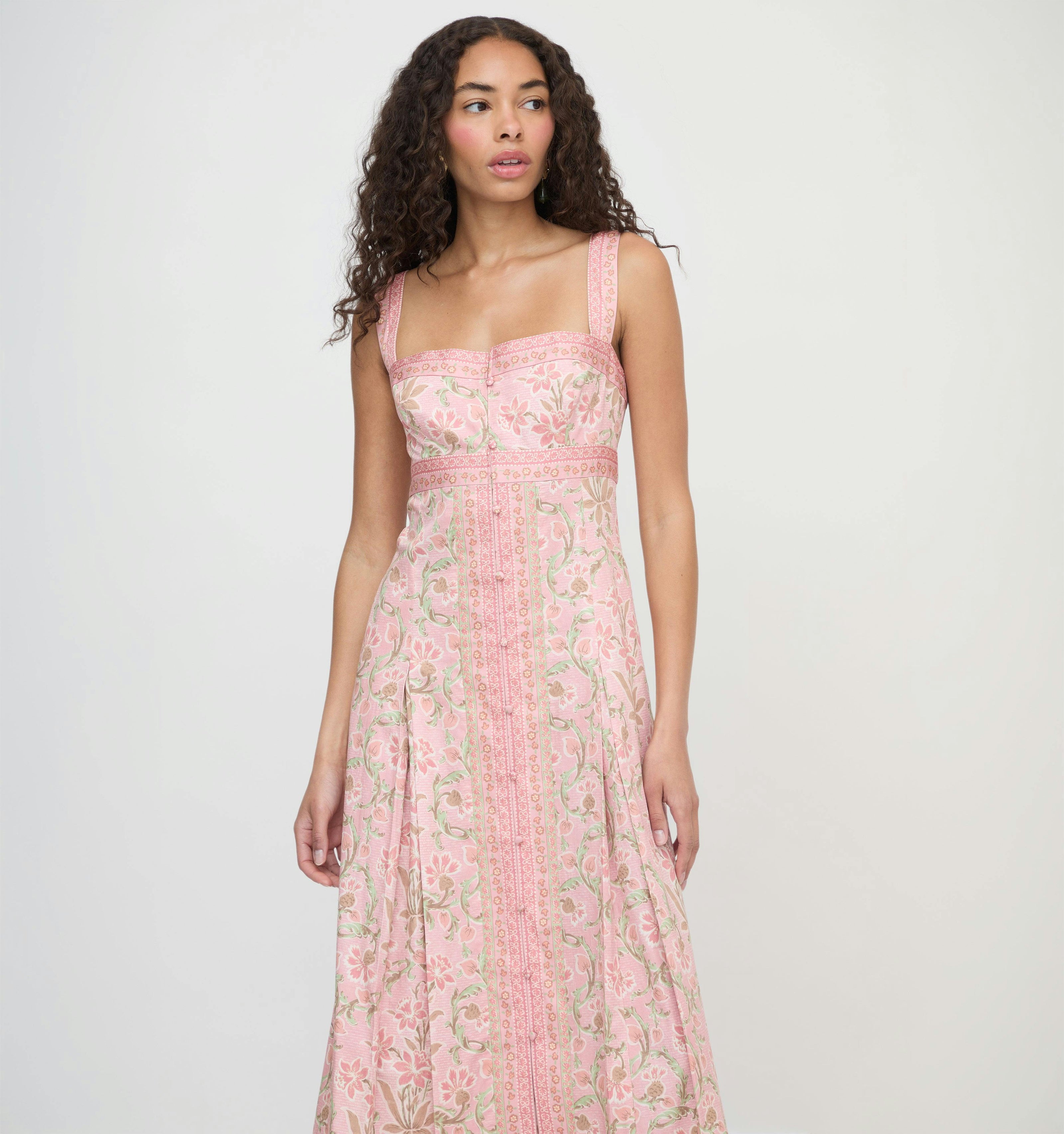 The Hope Dress - Daffodil Brocade