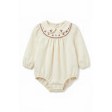 Cherry Embroidered Bubble