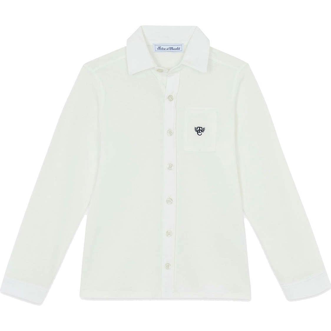 TARTINE ET CHOCOLAT COTTON SHIRT - NACRE