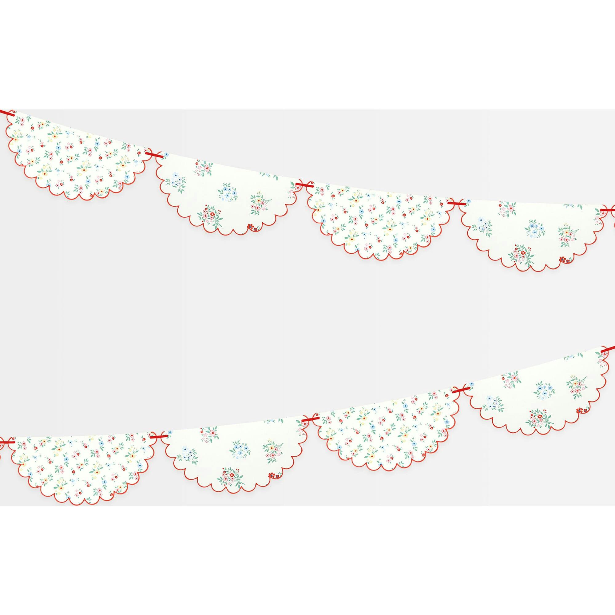 Ditsy Posy Paper Garland