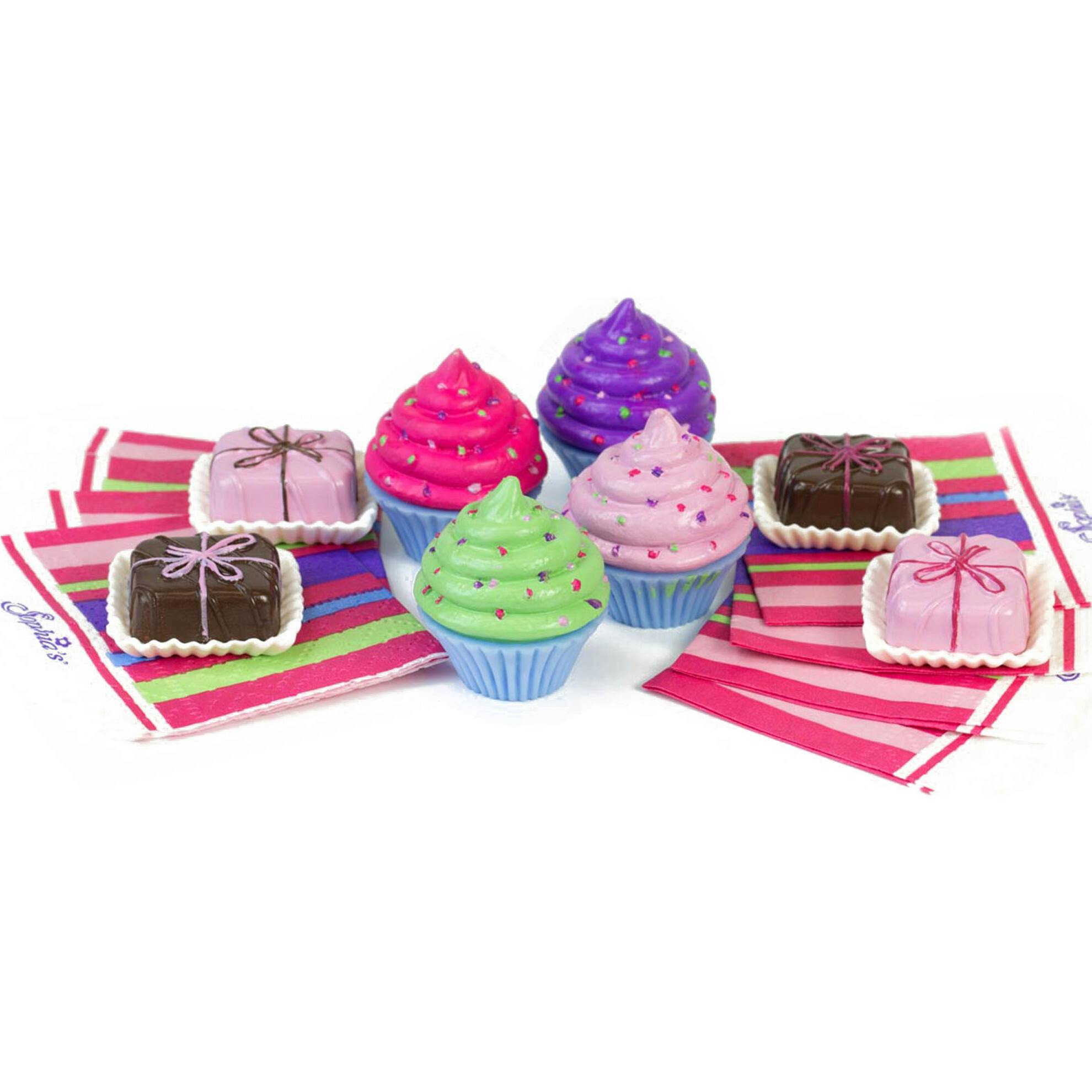Sophia’s 12-Piece Cupcakes & Petit Fours Dessert Set for 18
