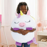 Happy Nappers: Lg - White Unicorn