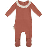 Eyelet Collar Footie