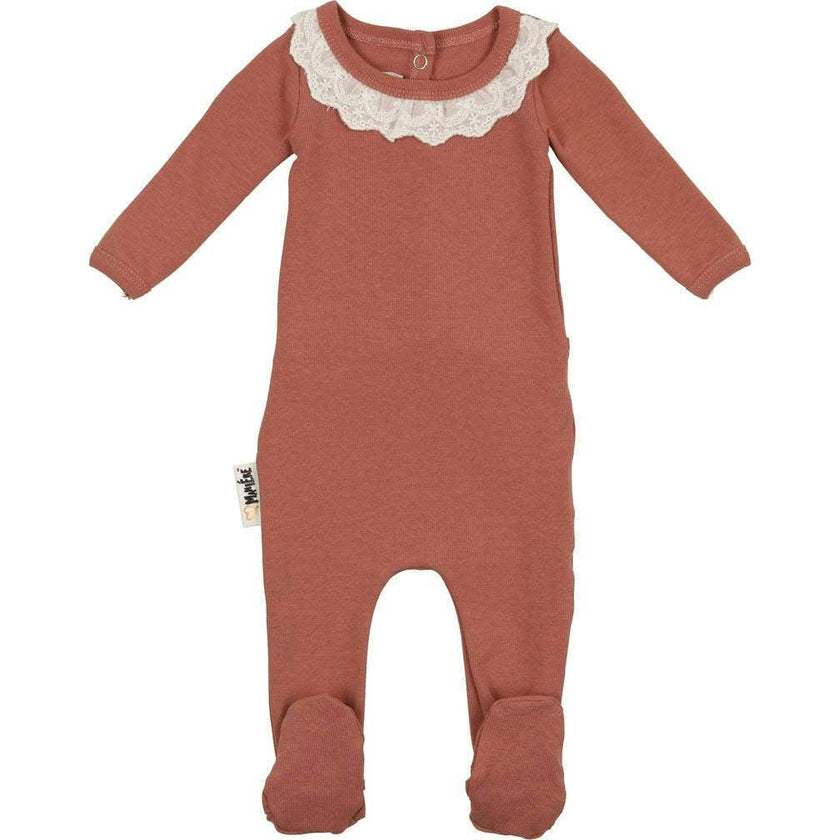 Eyelet Collar Footie
