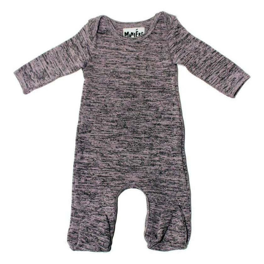 Sweater Knit Long Sleeve Footie