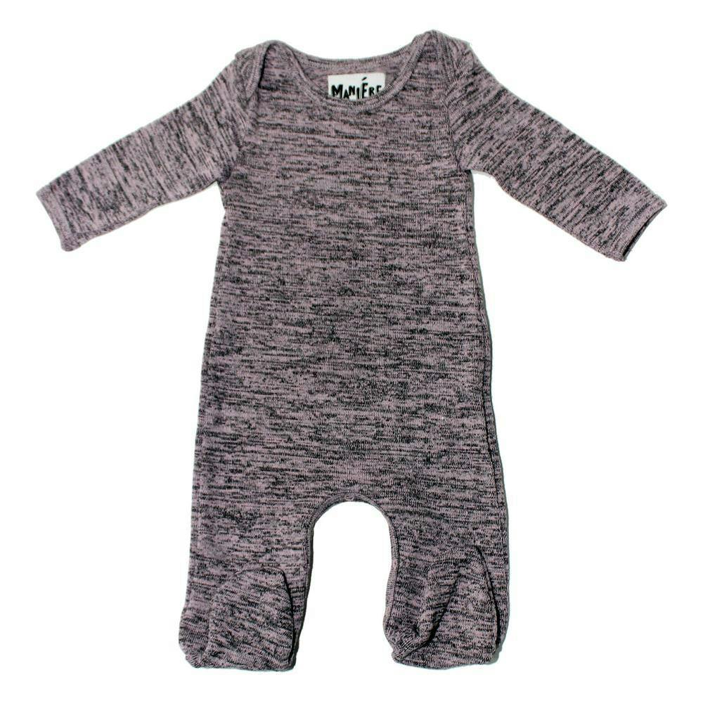 Sweater Knit Long Sleeve Footie