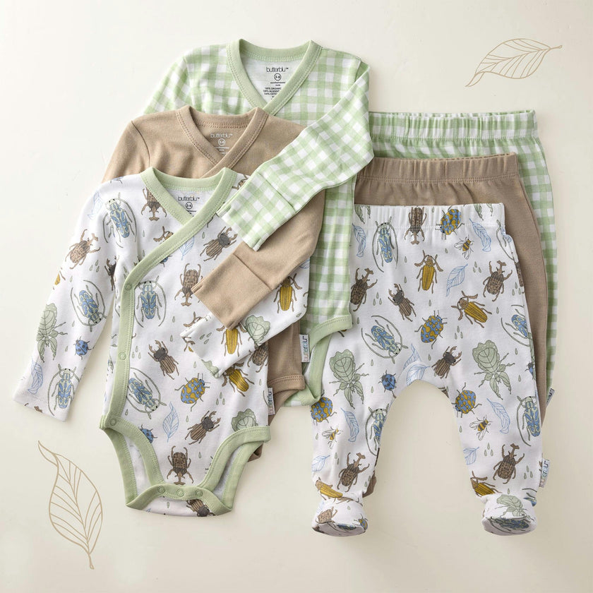 STERLING 3-Pack Side Snap Bodysuit
