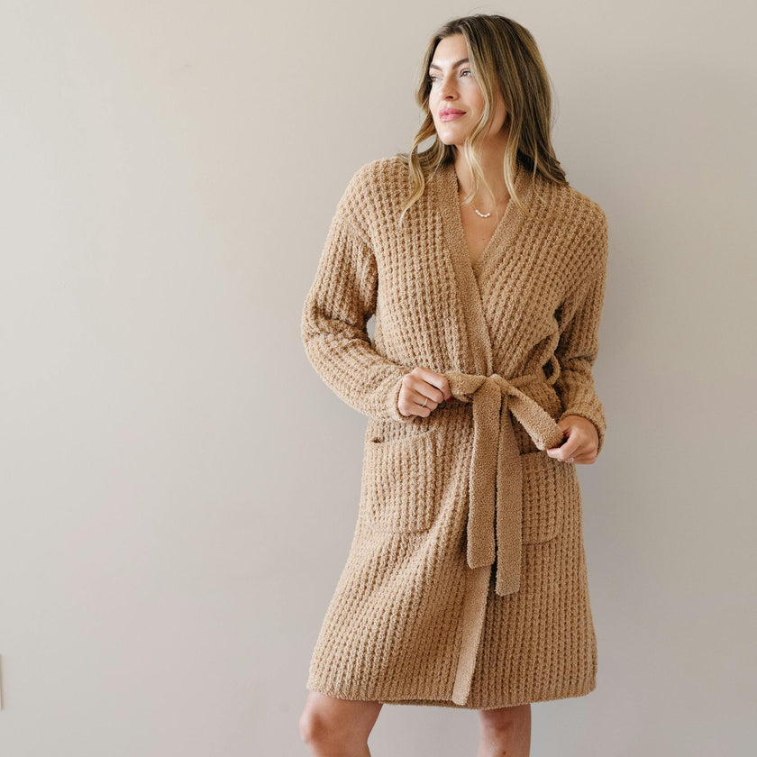 WAFFLE KNIT ROBES