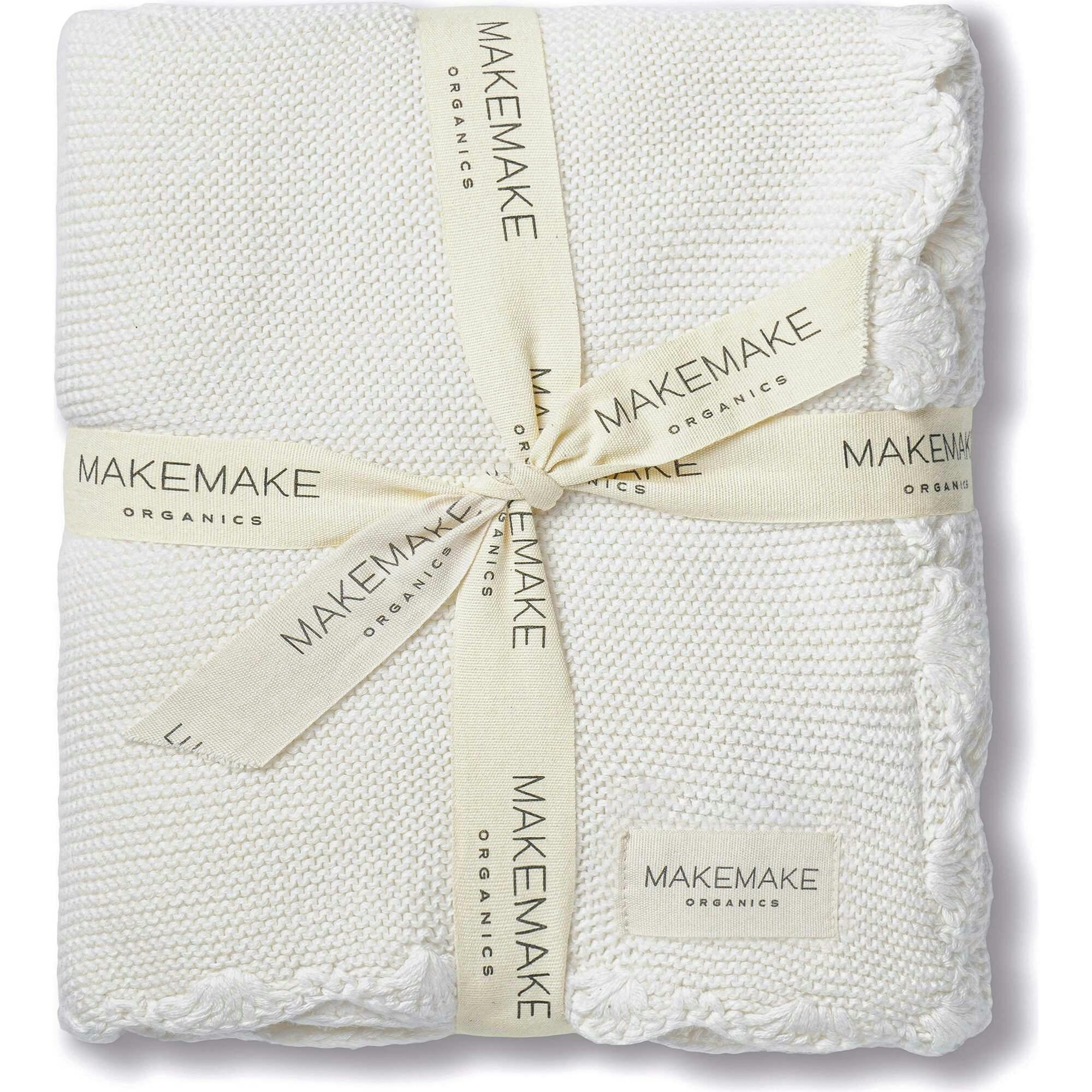 Organic Cotton Scalloped Baby Blanket