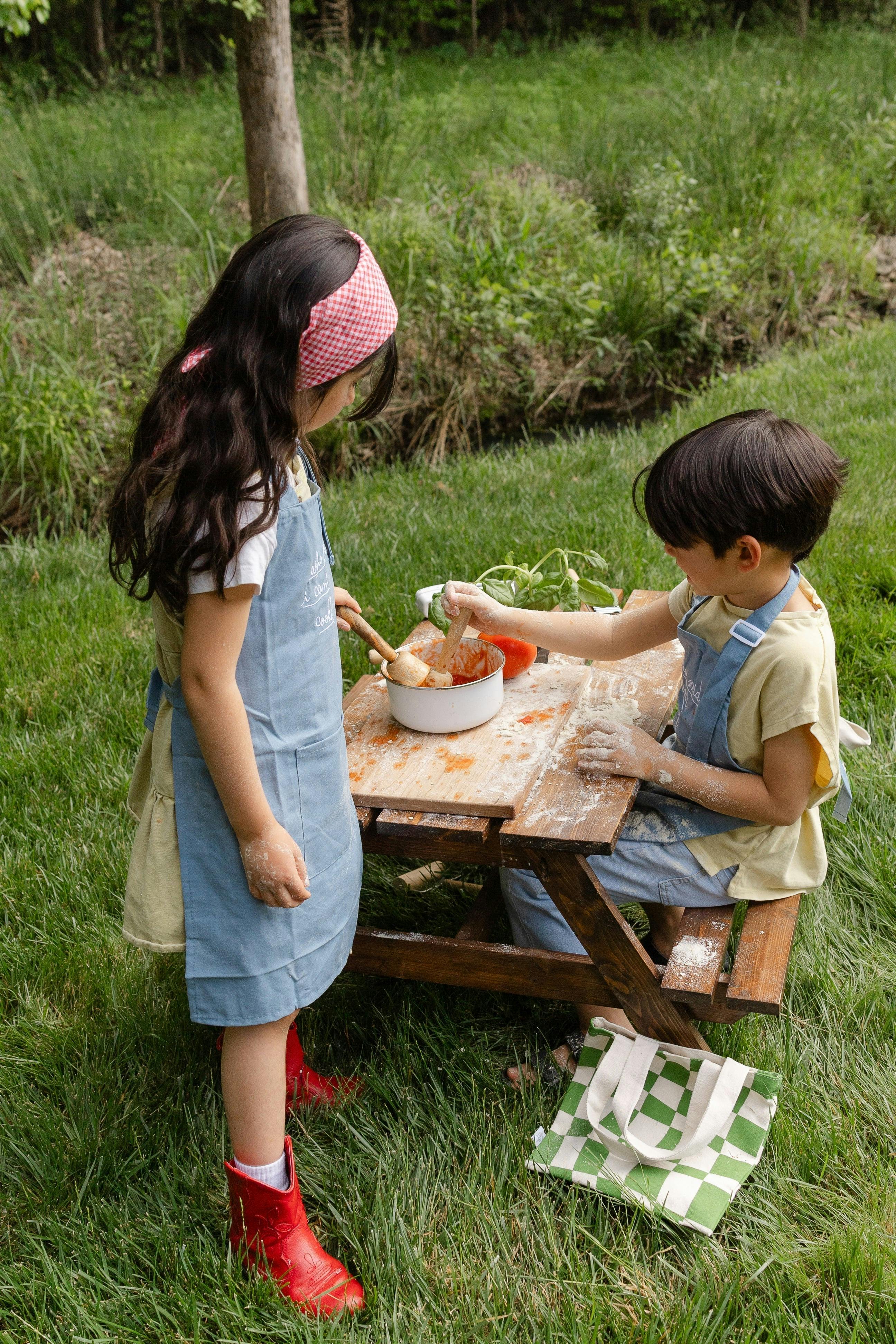 Little Chef Embroidered Kids Apron