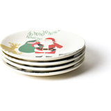 Santa On the Rooftop Salad Plate