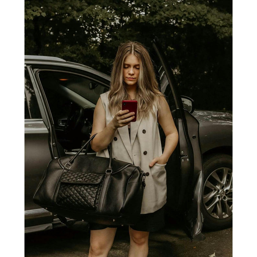 Monaco Travel Bag | Ebony Black