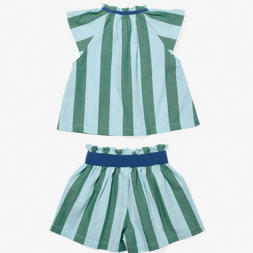 Cecil Short Set, Surf Stripe