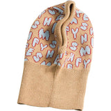 children's merino wool balaclava - letters