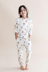 Long Sleeve Jogger Set in Mickey Mouse and Friends