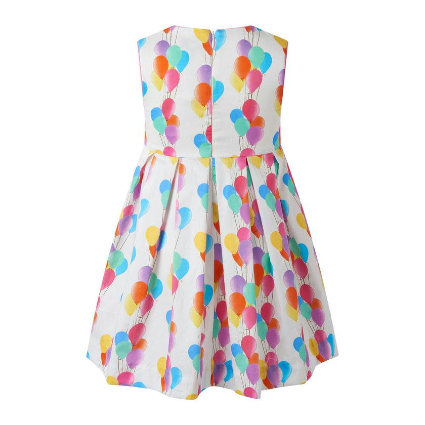Balloon Pleated Dress