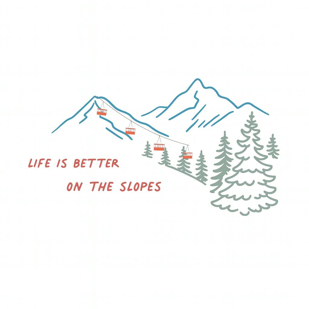 long sleeve graphic bodysuit | on the slopes