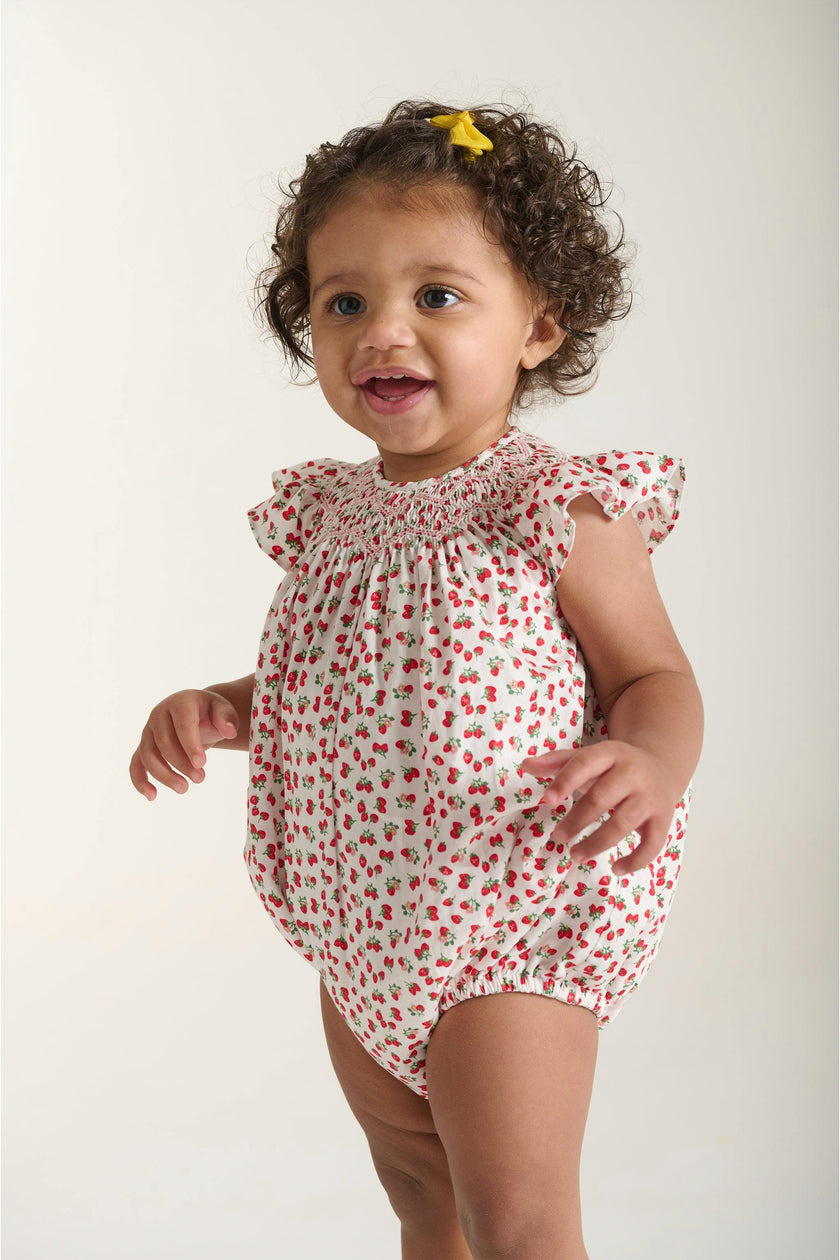 Hand-Smocked Baby Bubble - Estela