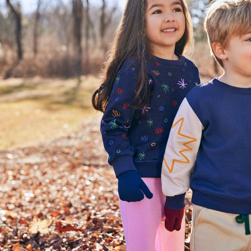 Recycled Cotton Confetti Kid Sweatshirt