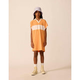 Organic Tunic Dress in Overtime Orange