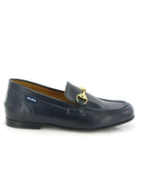 Teresa Buckle - navy blue smooth