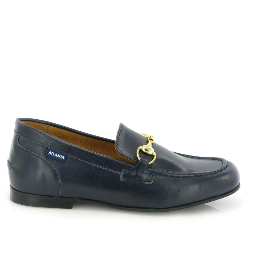 Teresa Buckle - navy blue smooth