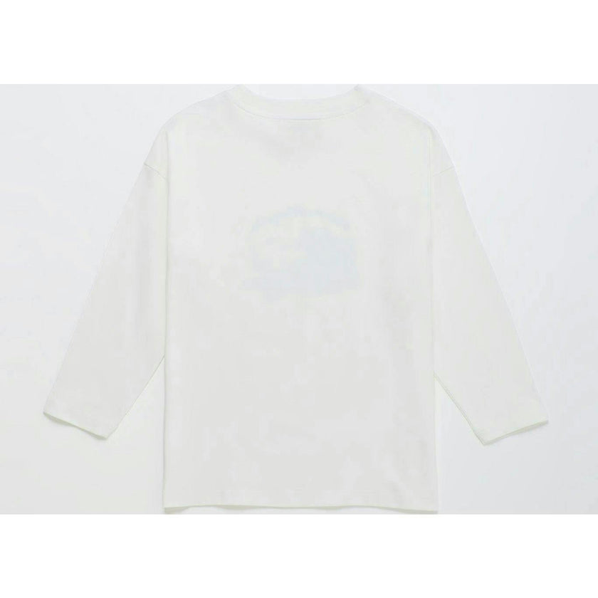 LEISURELY LONG SLEEVE T-SHIRT OFF WHITE