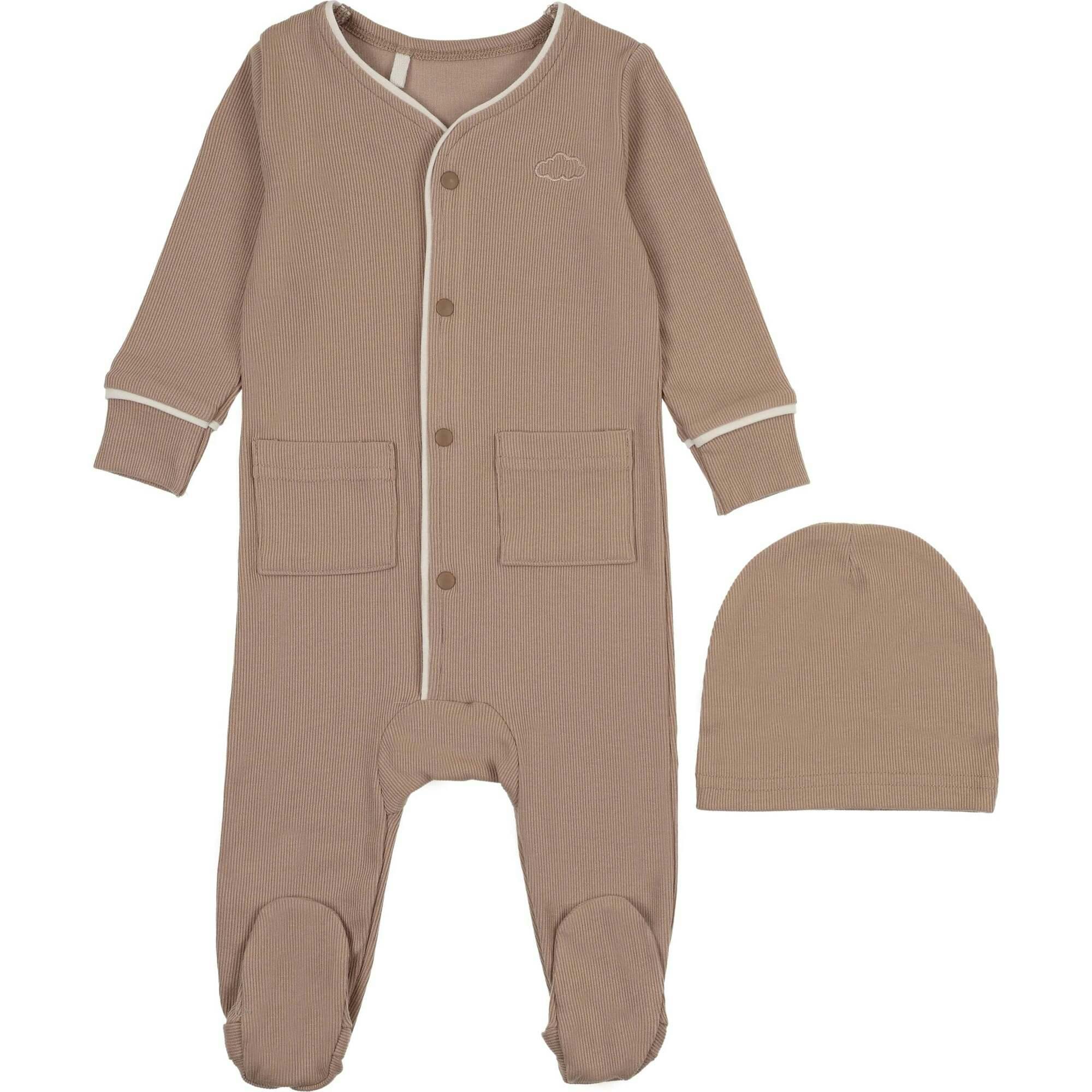 Ribbed Grandpa Footie