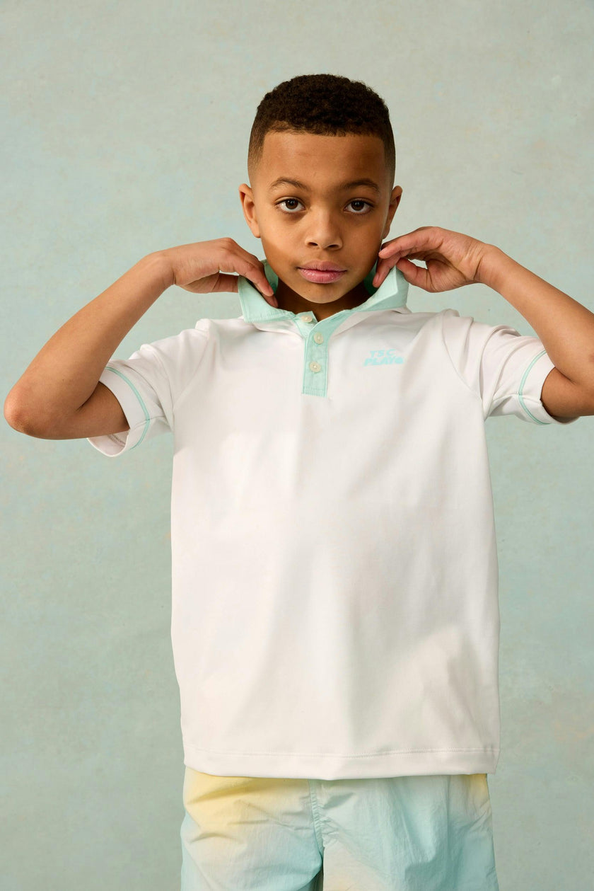 Performance Play Polo in Pastel Trim