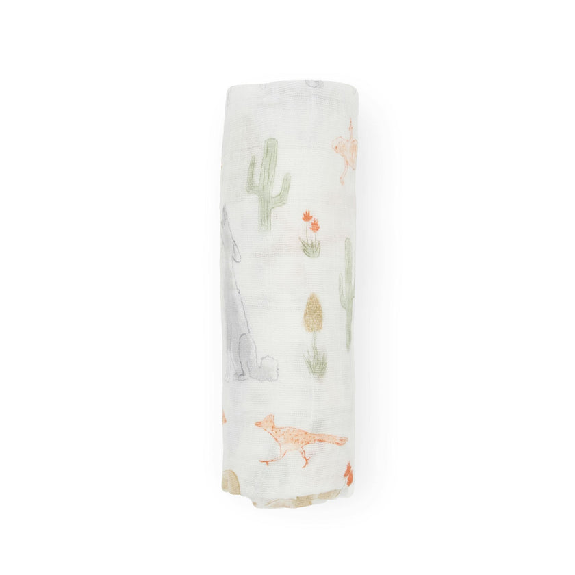 Cotton Muslin Swaddle Blanket - Desert Night