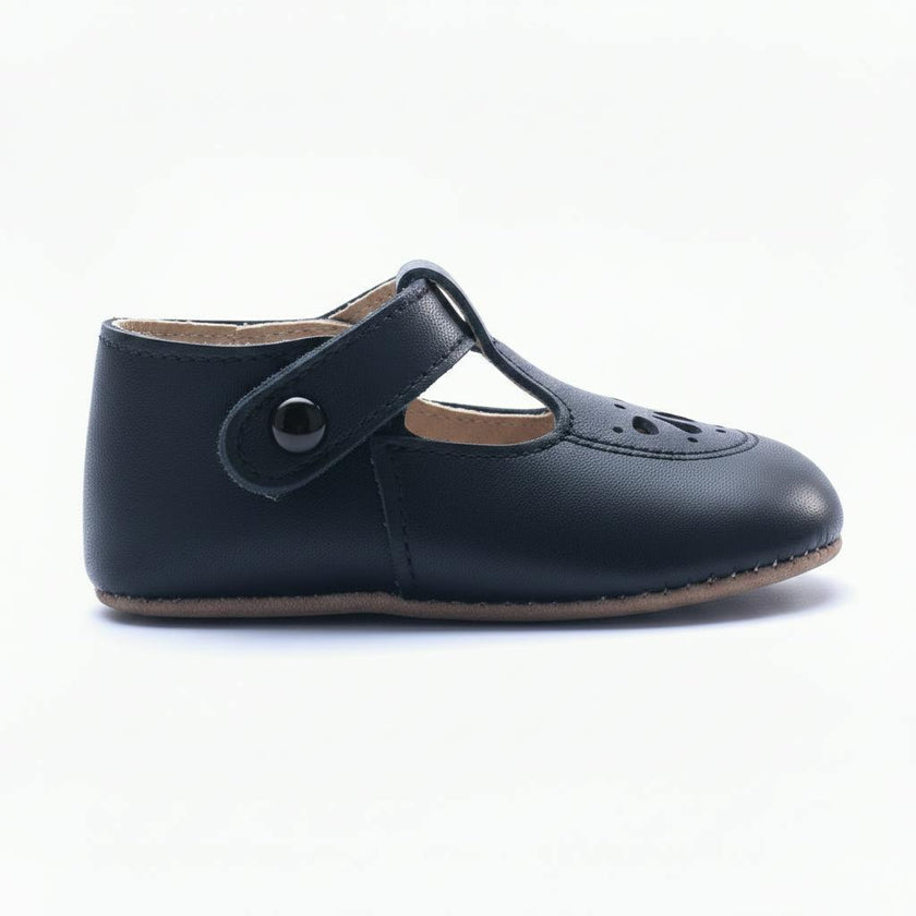 Robin Pre-Walker Baby Shoes - So Black